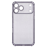 Husa de protectie Techsuit Shockproof Clear Silicone compatibil cu iPhone 18 Pro Max / iPhone 17 Pro Max, Negru Fumuriu