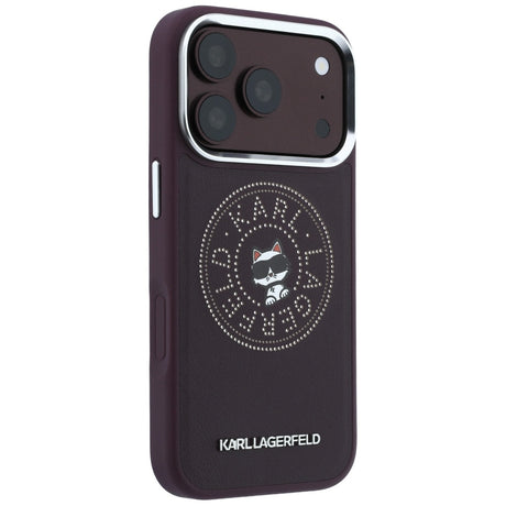Husa de protectie Karl Lagerfeld compatibil cu iPhone 18 Pro Max / iPhone 17 Pro Max, Bordo