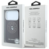 Husa de protectie Karl Lagerfeld compatibil cu iPhone 18 Pro Max / iPhone 17 Pro Max, Bordo