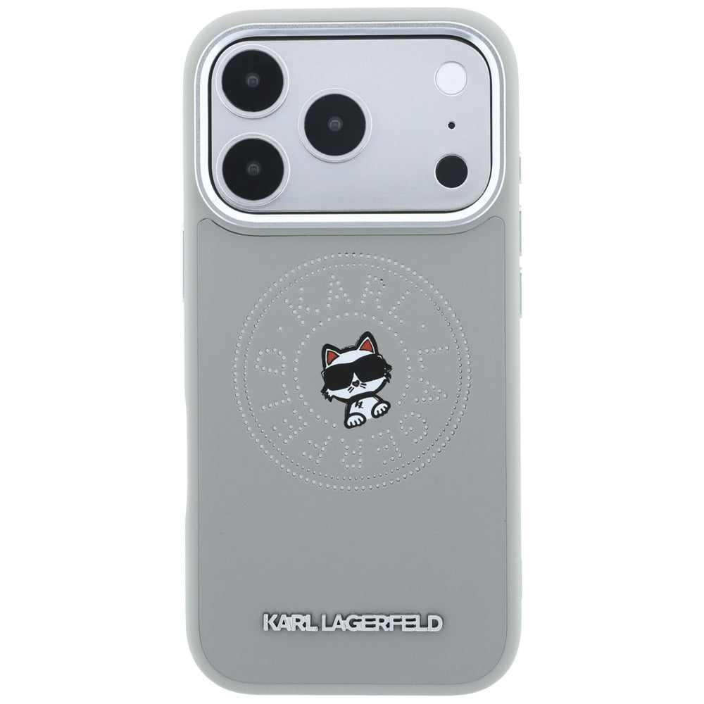 Husa de protectie Karl Lagerfeld compatibil cu iPhone 18 Pro / iPhone 17 Pro, Gri