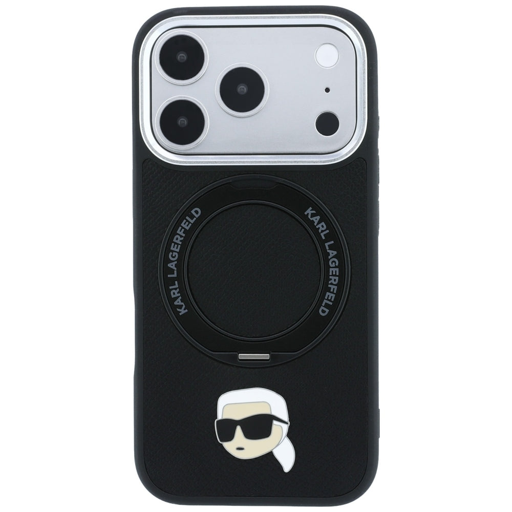 Husa de protectie Karl Lagerfeld compatibil cu iPhone 18 Pro / iPhone 17 Pro, Negru