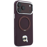 Husa de protectie Karl Lagerfeld compatibil cu iPhone 17 Pro Max / iPhone 18 Pro Max, Roșu