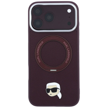 Husa de protectie Karl Lagerfeld compatibil cu iPhone 17 Pro Max / iPhone 18 Pro Max, Roșu