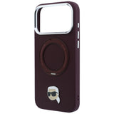Husa de protectie Karl Lagerfeld compatibil cu iPhone 17 Pro Max / iPhone 18 Pro Max, Roșu