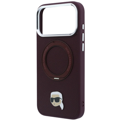 Husa de protectie Karl Lagerfeld compatibil cu iPhone 17 Pro Max / iPhone 18 Pro Max, Roșu