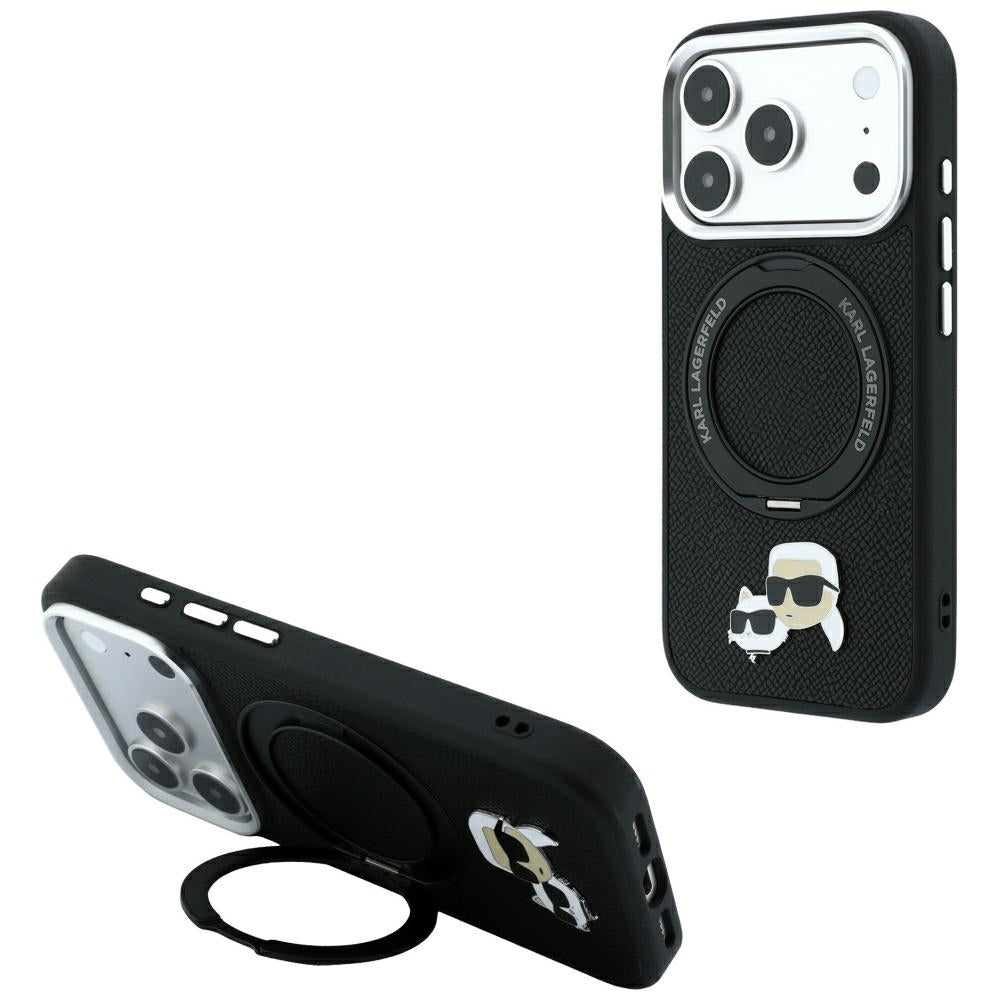 Husa de protectie Karl Lagerfeld compatibil cu iPhone 18 Pro / iPhone 17 Pro, Negru