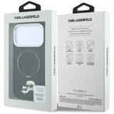 Husa de protectie Karl Lagerfeld compatibil cu iPhone 18 Pro / iPhone 17 Pro, Negru