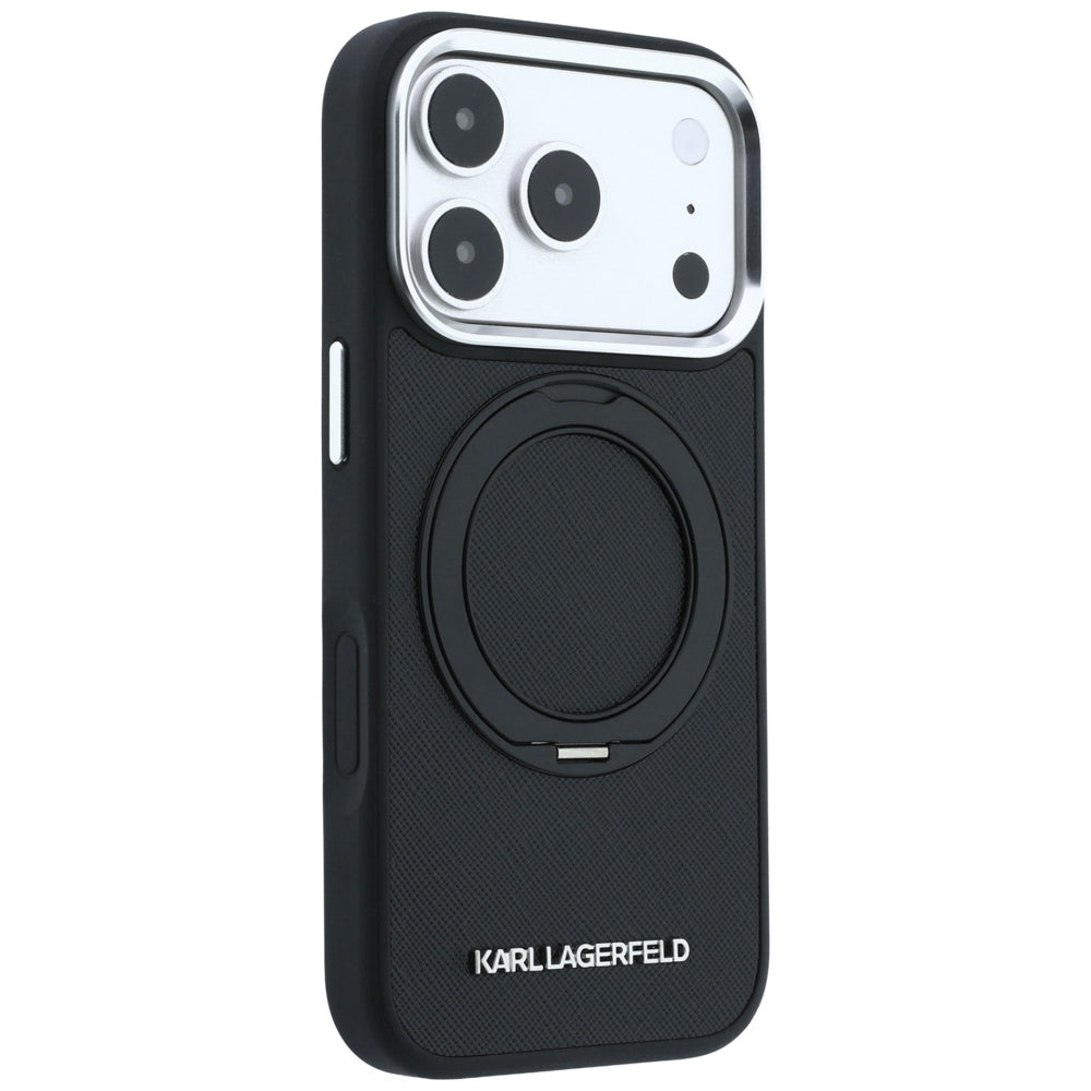 Husa de protectie Karl Lagerfeld compatibil cu iPhone 17 Pro Max / iPhone 18 Pro Max, Negru