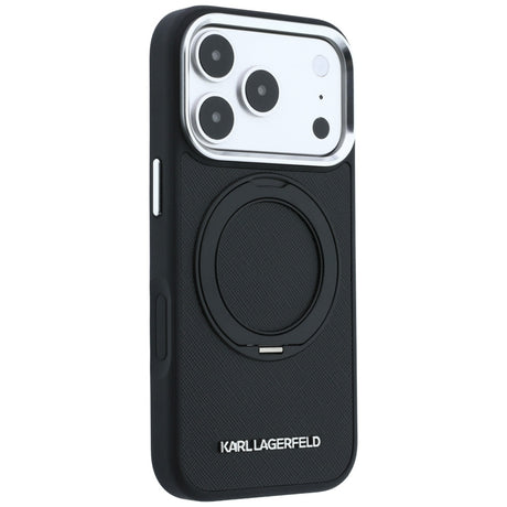 Husa de protectie Karl Lagerfeld compatibil cu iPhone 17 Pro Max / iPhone 18 Pro Max, Negru