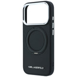 Husa de protectie Karl Lagerfeld compatibil cu iPhone 17 Pro Max / iPhone 18 Pro Max, Negru
