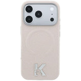 Husa de protectie Karl Lagerfeld compatibil cu iPhone 18 Pro / iPhone 17 Pro, Bej