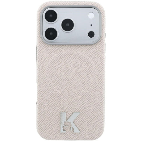 Husa de protectie Karl Lagerfeld compatibil cu iPhone 18 Pro / iPhone 17 Pro, Bej
