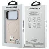 Husa de protectie Karl Lagerfeld compatibil cu iPhone 18 Pro / iPhone 17 Pro, Bej