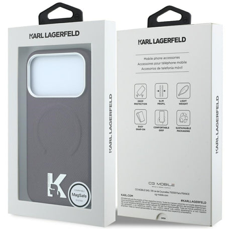 Husa de protectie Karl Lagerfeld compatibil cu iPhone 18 Pro / iPhone 17 Pro, Bordo