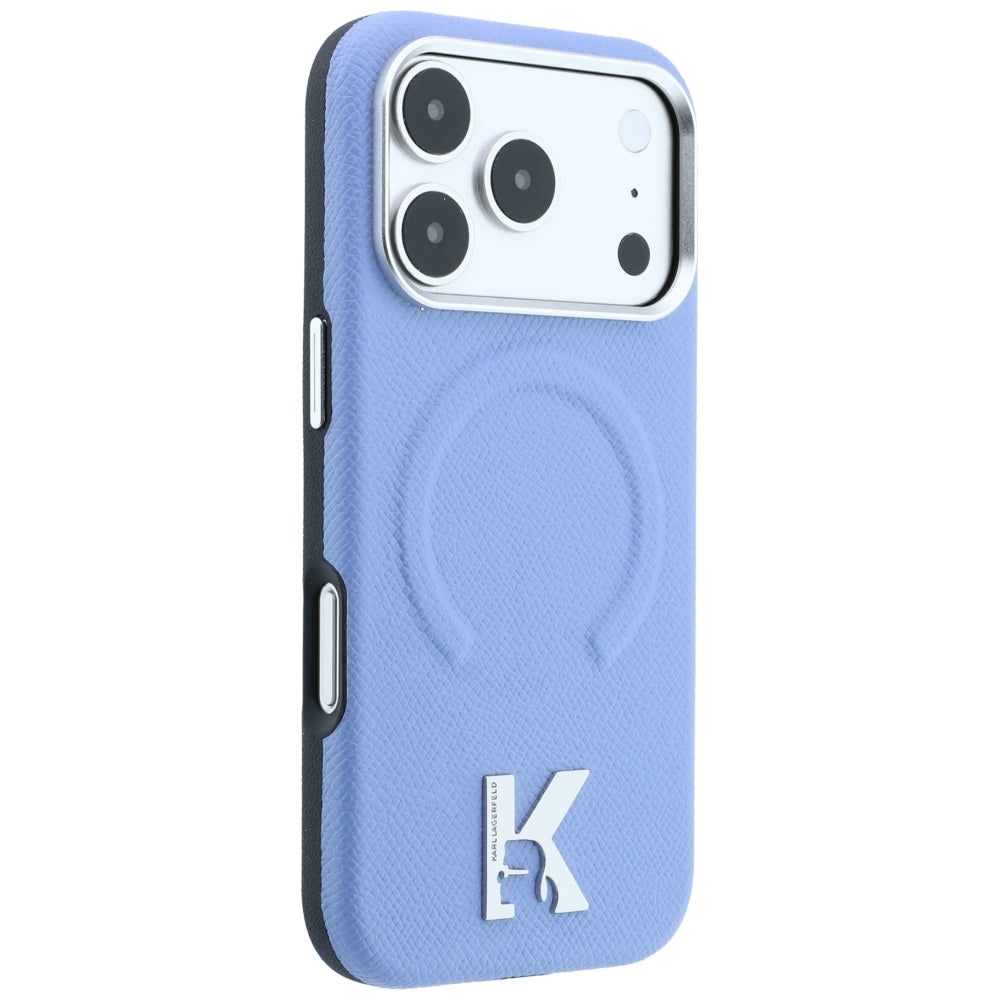 Husa de protectie Karl Lagerfeld compatibil cu iPhone 18 Pro Max / iPhone 17 Pro Max, Albastru