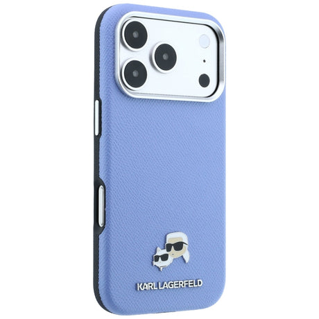 Husa de protectie Karl Lagerfeld compatibil cu iPhone 18 Pro Max / iPhone 17 Pro Max, Albastru