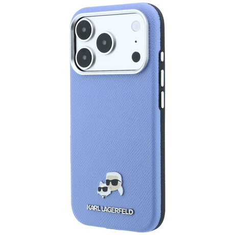 Husa de protectie Karl Lagerfeld compatibil cu iPhone 18 Pro / iPhone 17 Pro, Albastru