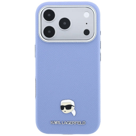Husa de protectie Karl Lagerfeld compatibil cu iPhone 18 Pro Max / iPhone 17 Pro Max, Albastru