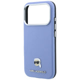 Husa de protectie Karl Lagerfeld compatibil cu iPhone 18 Pro Max / iPhone 17 Pro Max, Albastru