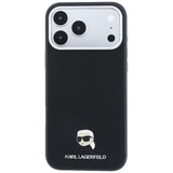 Husa de protectie Karl Lagerfeld compatibil cu iPhone 18 Pro / iPhone 17 Pro, Negru