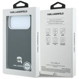 Husa de protectie Karl Lagerfeld compatibil cu iPhone 18 Pro / iPhone 17 Pro, Negru