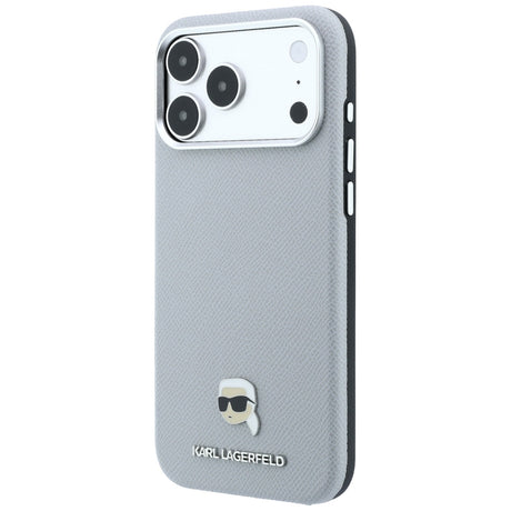 Husa de protectie Karl Lagerfeld compatibil cu iPhone 18 Pro / iPhone 17 Pro, Gri