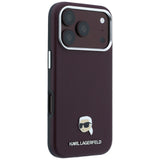 Husa de protectie Karl Lagerfeld compatibil cu iPhone 18 Pro / iPhone 17 Pro, Bordo