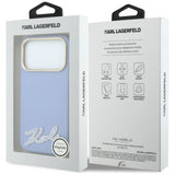 Husa de protectie Karl Lagerfeld compatibil cu iPhone 18 Pro Max / iPhone 17 Pro Max, Albastru