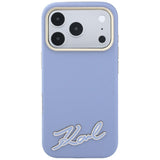 Husa de protectie Karl Lagerfeld compatibil cu iPhone 18 Pro Max / iPhone 17 Pro Max, Albastru