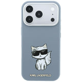 Husa de protectie Karl Lagerfeld compatibil cu iPhone 17 Pro Max / iPhone 18 Pro Max, Albastru