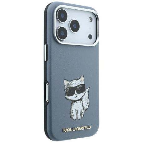 Husa de protectie Karl Lagerfeld compatibil cu iPhone 17 Pro Max / iPhone 18 Pro Max, Albastru