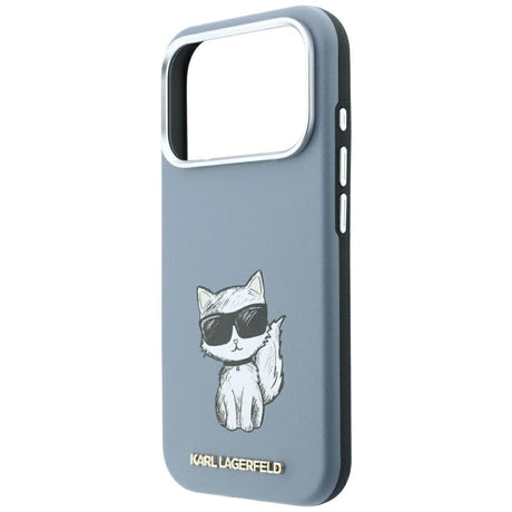 Husa de protectie Karl Lagerfeld compatibil cu iPhone 17 Pro Max / iPhone 18 Pro Max, Albastru