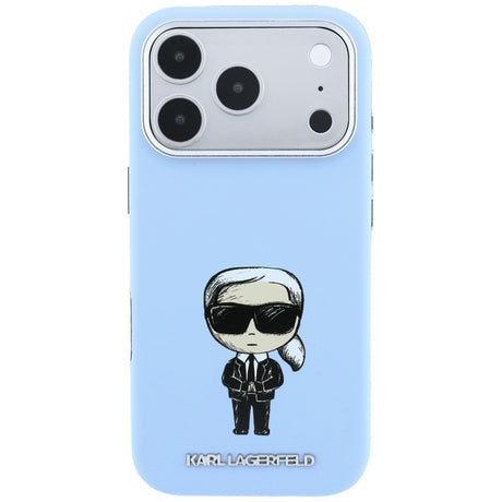 Husa de protectie Karl Lagerfeld compatibil cu iPhone 18 Pro Max / iPhone 17 Pro Max, Albastru