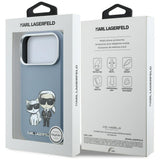 Husa de protectie Karl Lagerfeld compatibil cu iPhone 17 Pro Max / iPhone 18 Pro Max, Albastru