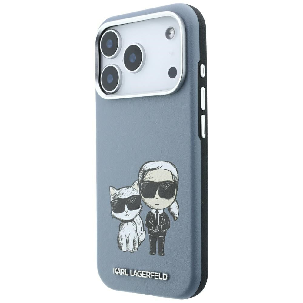 Husa de protectie Karl Lagerfeld compatibil cu iPhone 18 Pro / iPhone 17 Pro, Albastru