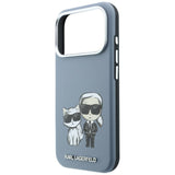 Husa de protectie Karl Lagerfeld compatibil cu iPhone 18 Pro / iPhone 17 Pro, Albastru