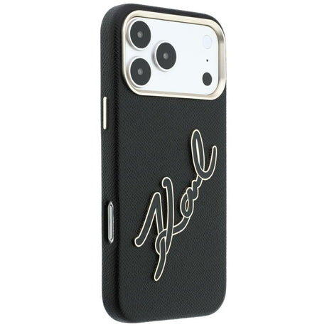 Husa de protectie Karl Lagerfeld compatibil cu iPhone 18 Pro Max / iPhone 17 Pro Max, Negru