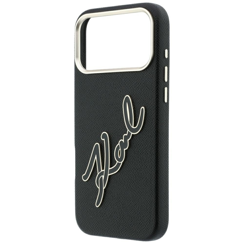 Husa de protectie Karl Lagerfeld compatibil cu iPhone 18 Pro Max / iPhone 17 Pro Max, Negru
