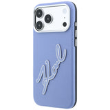Husa de protectie Karl Lagerfeld compatibil cu iPhone 17 Pro Max / iPhone 18 Pro Max, Albastru