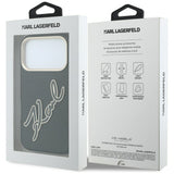Husa de protectie Karl Lagerfeld compatibil cu iPhone 17 Pro / iPhone 18 Pro, Negru