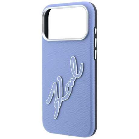Husa de protectie Karl Lagerfeld compatibil cu iPhone 17 Pro / iPhone 18 Pro, Albastru