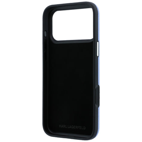 Husa de protectie Karl Lagerfeld compatibil cu iPhone 17 Pro / iPhone 18 Pro, Albastru