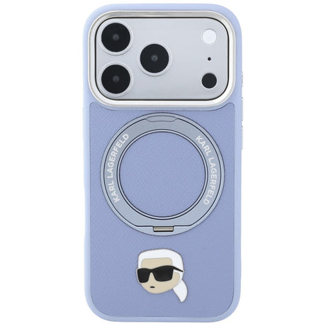 Husa de protectie Karl Lagerfeld compatibil cu iPhone 18 Pro Max / iPhone 17 Pro Max, Albastru