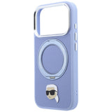 Husa de protectie Karl Lagerfeld compatibil cu iPhone 18 Pro Max / iPhone 17 Pro Max, Albastru