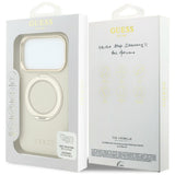 Husa de protectie Guess compatibil cu iPhone 17 Pro / iPhone 18 Pro, Bej