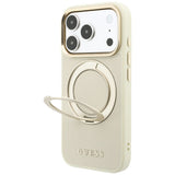 Husa de protectie Guess compatibil cu iPhone 17 Pro / iPhone 18 Pro, Bej