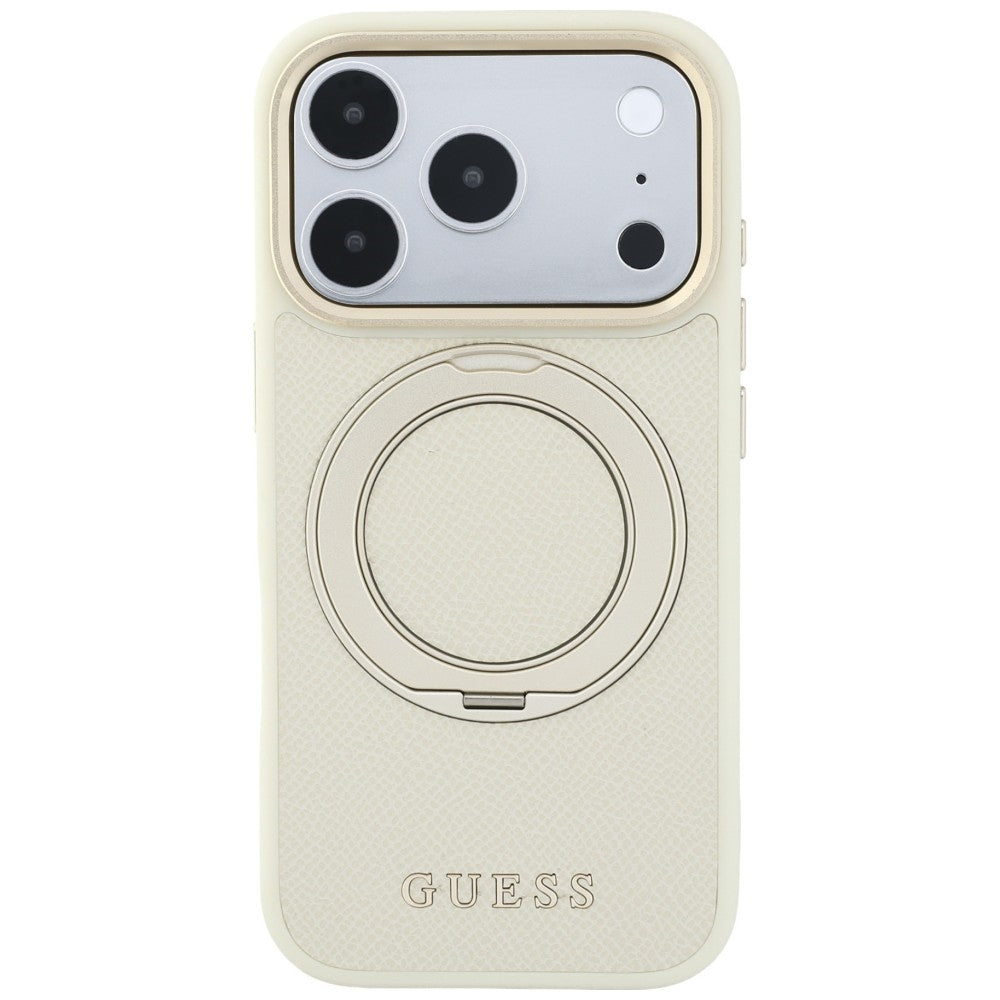 Husa de protectie Guess compatibil cu iPhone 17 Pro / iPhone 18 Pro, Bej