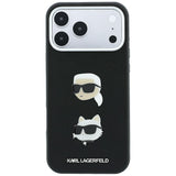 Husa de protectie Karl Lagerfeld Saffiano compatibil cu iPhone 18 Pro / iPhone 17 Pro, Negru