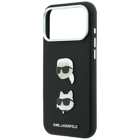 Husa de protectie Karl Lagerfeld Saffiano compatibil cu iPhone 18 Pro / iPhone 17 Pro, Negru