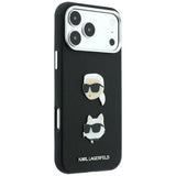 Husa de protectie Karl Lagerfeld Saffiano compatibil cu iPhone 18 Pro / iPhone 17 Pro, Negru